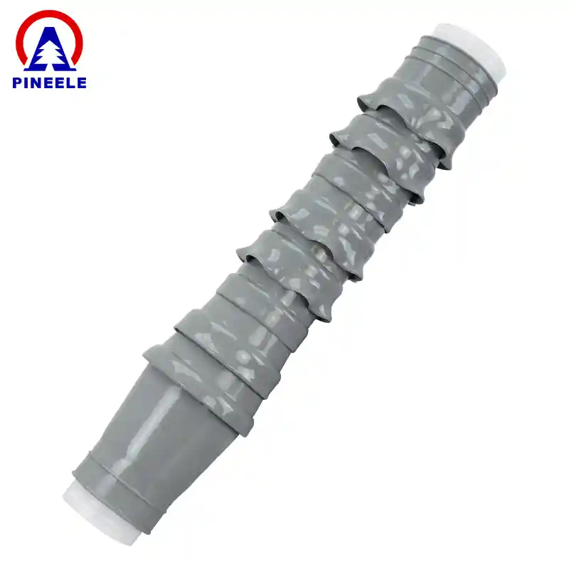 Outdoor cable termination kit applied on pole-mounted high-voltage line